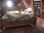 Here is a bed from Vampires Diaries, that I helped build. A friend was able to snap a picture while Nina and Lauren where rehearsing. Tim Beach...